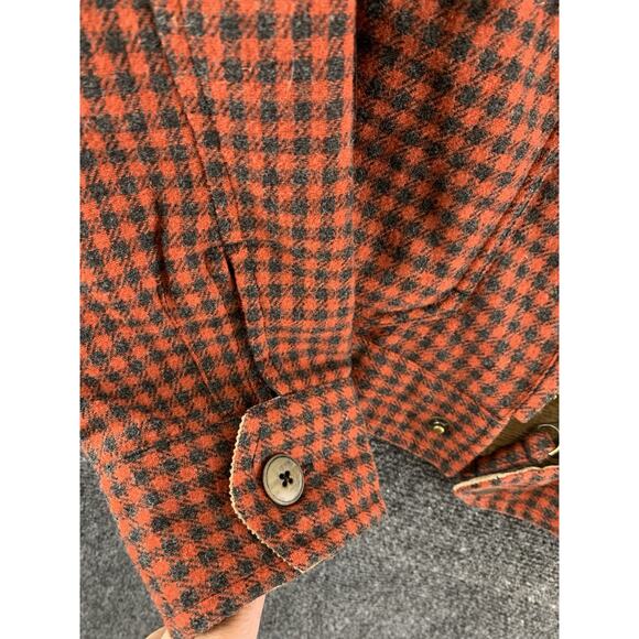 Faherty Women’s Jacket Wool Blend Corduroy Plaid Size Small - Picture 10 of 14